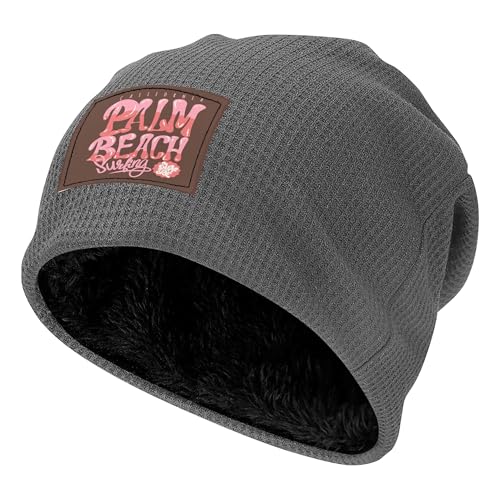 Bonnet en maille pour le travail style professionnel minimaliste gris homme