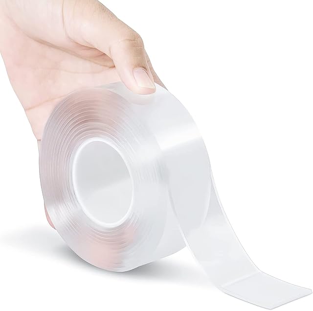 YLYOUNI Double Sided Tape Heavy Duty Mounting Tape - Removable Transparent Tape Carpet Tape Poster Tape - 3M Double Sided Tape for Wall Tape Strong Adhesive Strips