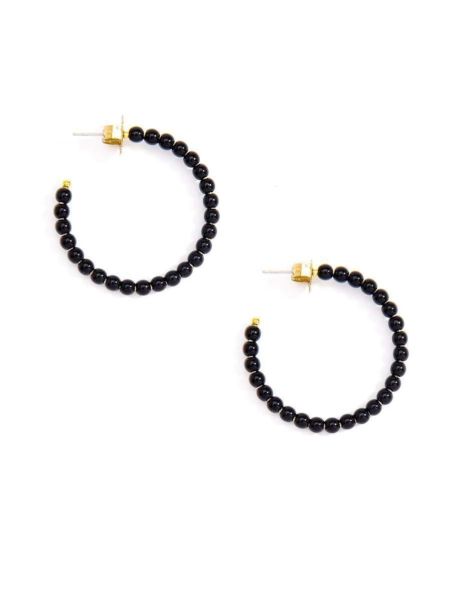 ZENZIISmall Pearl Hoop Earring