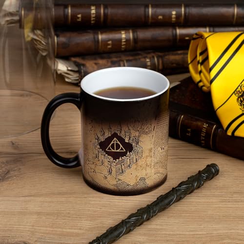 Wanapix | Taza Personalizada con Nombre | Taza Mágica de Cerámica| Regalo Original de Cumpleaños | 325ml | Apta para Microondas | Mapa