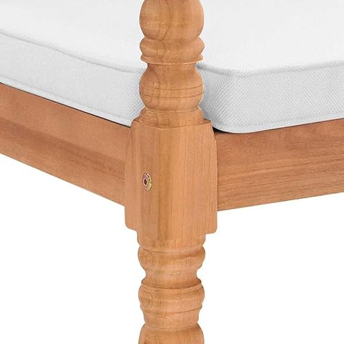 Miniatura 7 de Sillas Batavia 2 piezas con cojines de madera maciza de teca al aire libre para patio al aire libre Sillas para Comedor para sala de estar, picnic,