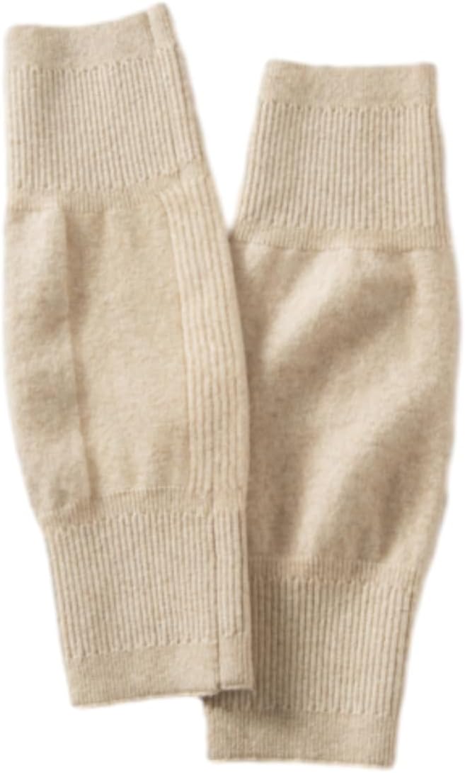 100% Cashmere knitted Knee Warmers, Elastic Non-Slip Knee Braces Supports Leg Warmer For Women,Men PS358