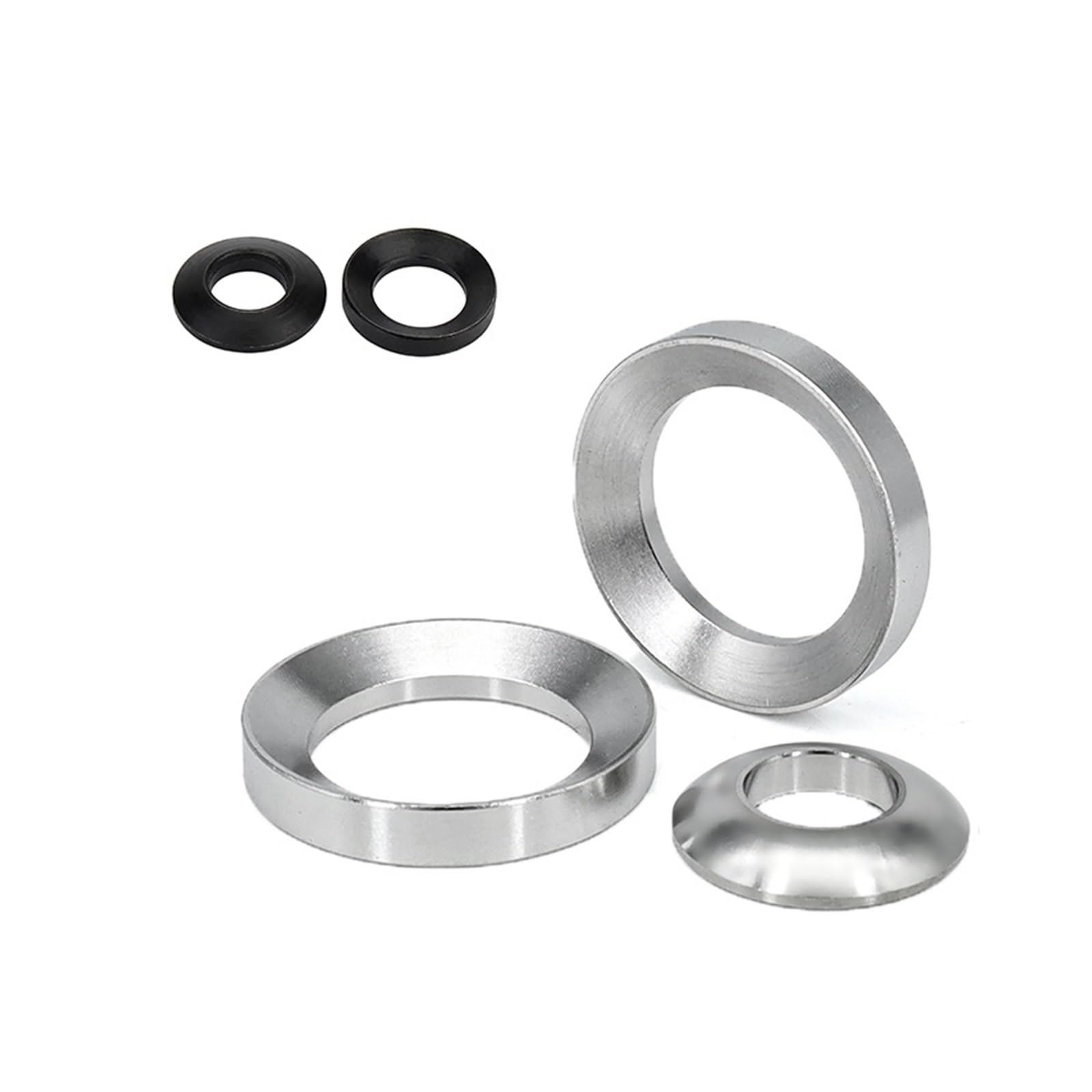 Arandela esférica cónica M6 M8 M10 M12 M16 M20 M24(Conical Stainless,M10 (5Pcs))