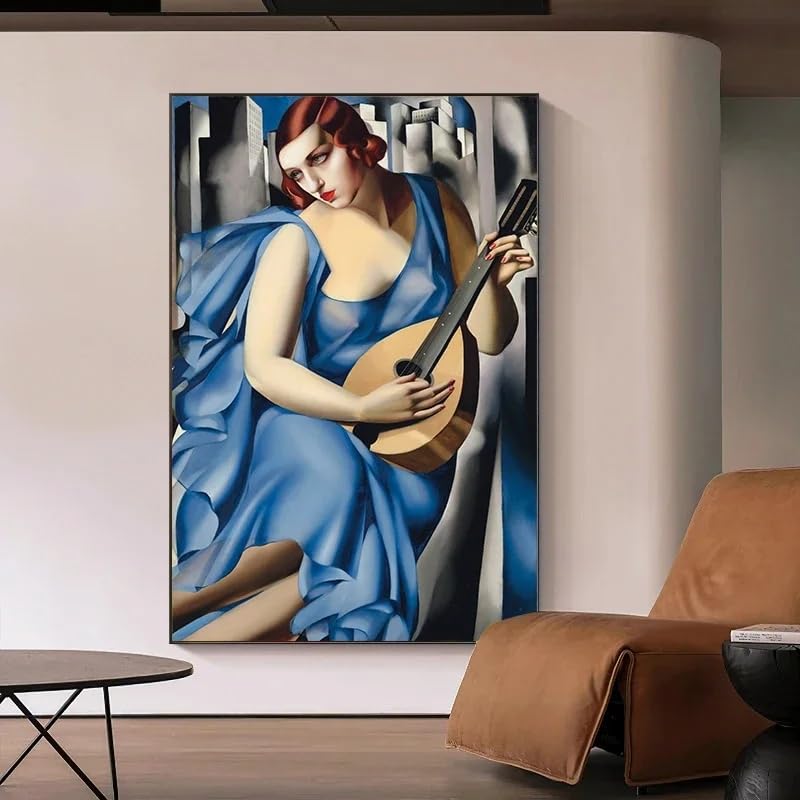Pósteres de Tamara De Lempicka: Mujer abstracta, lienzo, impresiones, cuadros para decoración del hogar (20 x 30 cm/sin marco)