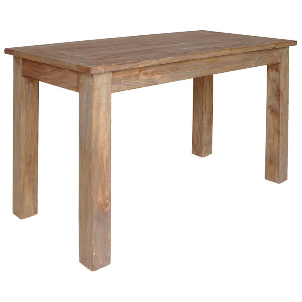vidaXL Mesa de Comedor, Mesita Auxiliar, Mesa Decorativa, Mueble de Hogar Dormitorio Salón Cocina Pasillo Bar, Madera Maciza de Caoba