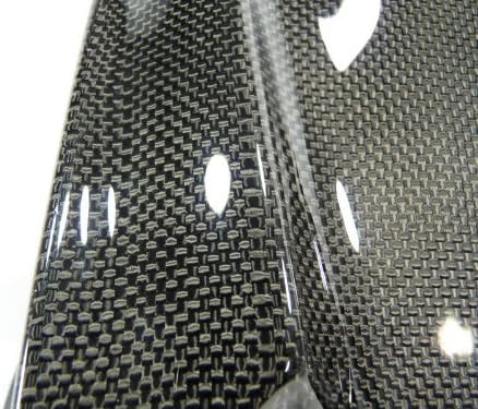 Bestem CBYA-R104-HGR Black Carbon Fiber Hugger for Yamaha