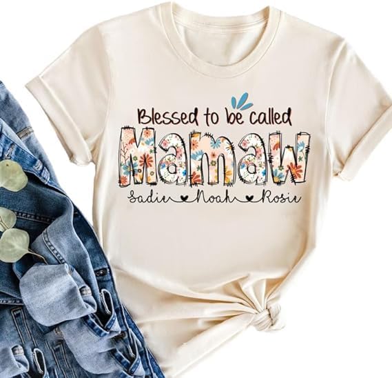 Personalized Mama Shirt - Custom Sweatshirt for Women, My Favorite People Call Me Mama - Image 5