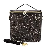 SoYoung Lunch Poche - Adult Lunch, Washable Paper, Eco-Friendly, Modern and Easy to Clean - Gold Splatter