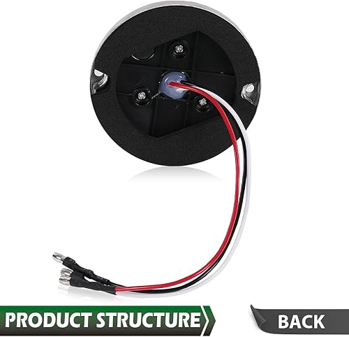 Miniatura 3 de GRAND ORANGE Lente transparente ámbar LED marcador de luz de señal de giro lámpara con base universal