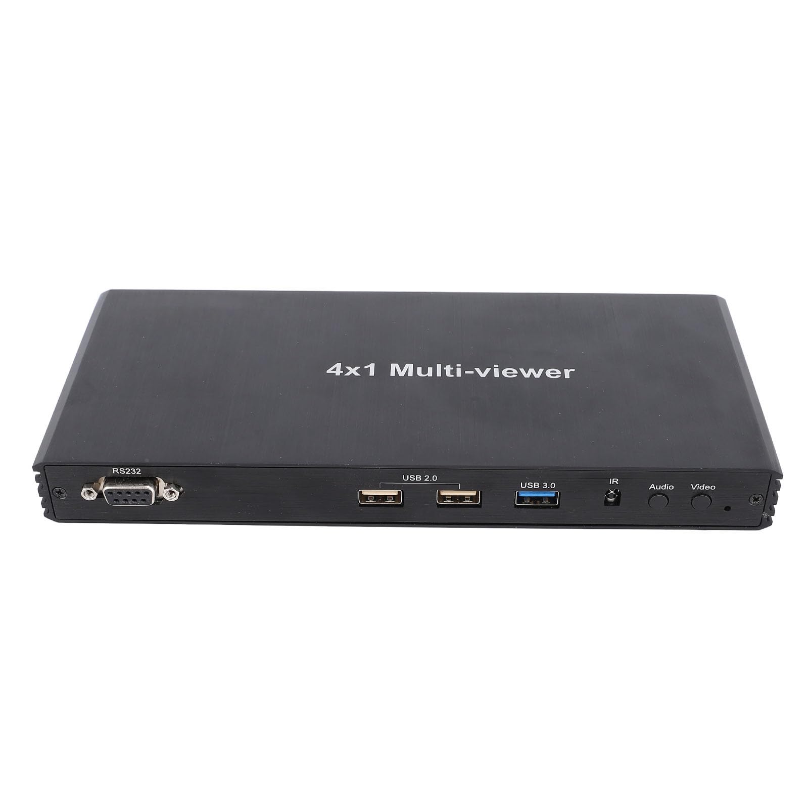 Conmutador Multivisor HDMI 4K 4x1, Conmutador Multivisor HDMI sin Interrupciones 4 en 1 Salida con Control Remoto IR, 1080p 60 Hz para Cámaras de Seguridad, HDTV, PC, Proyectores