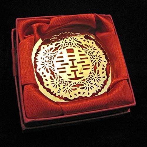 30pcs Gift Box,Gold Vintage Luxury Metal Chinese Happiness Asian Style Bookmark for Books Wedding Favors Gifts