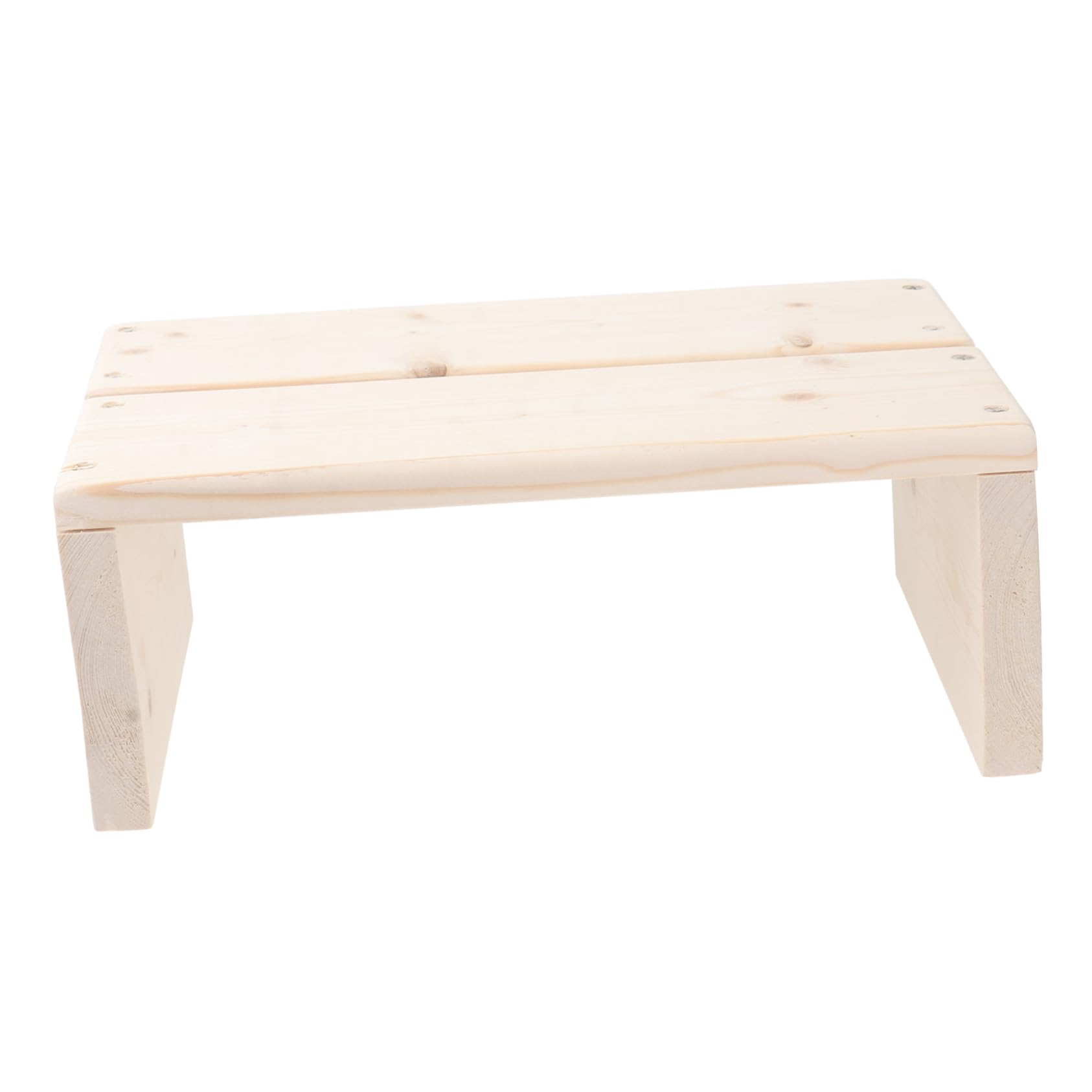 Ciieeo Exquisite Craftsmanship Boys and Girls Stool Wooden Footstool Sturdy High Base for Toddlers