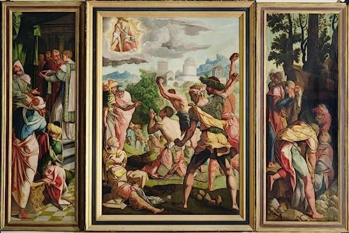 Tableau sur toile haut de gamme 58 x 90 cm art religieux Jan Van Scorel