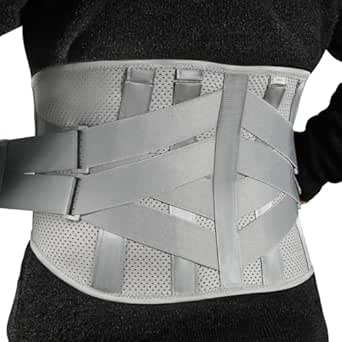 HONGJING Heated Back Brace Rechargeable For Lower Back Pain Relief - View #12