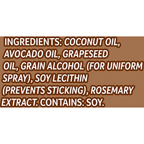 PAM Spray Pump Coconut Oil Cooking Spray with Avocado Oil and Grapeseed Oil, Keto Friendly, 7 oz