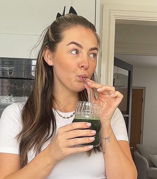 Herboxa SUPER GREENS Complément alimentaire en poudre avec racine de chicorée zinc et chrome saveur pêche glacée 50 portions