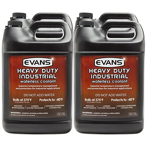 Evans Coolant EC61001 Heavy Duty Waterless Coolant, 4 Gallon Pack