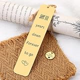 8th Anniversary Bronze Metal Bookmark | Wedding Anniversary and Birthday Present for Couples | Unique Gifts for Him Her Husband Wife - Image 4