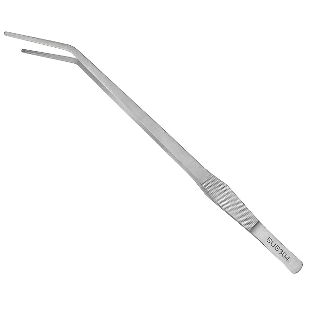 Pinzas Largas de 38cm para Limpieza de Acuario, Acero Inoxidable 304 que No se Oxida