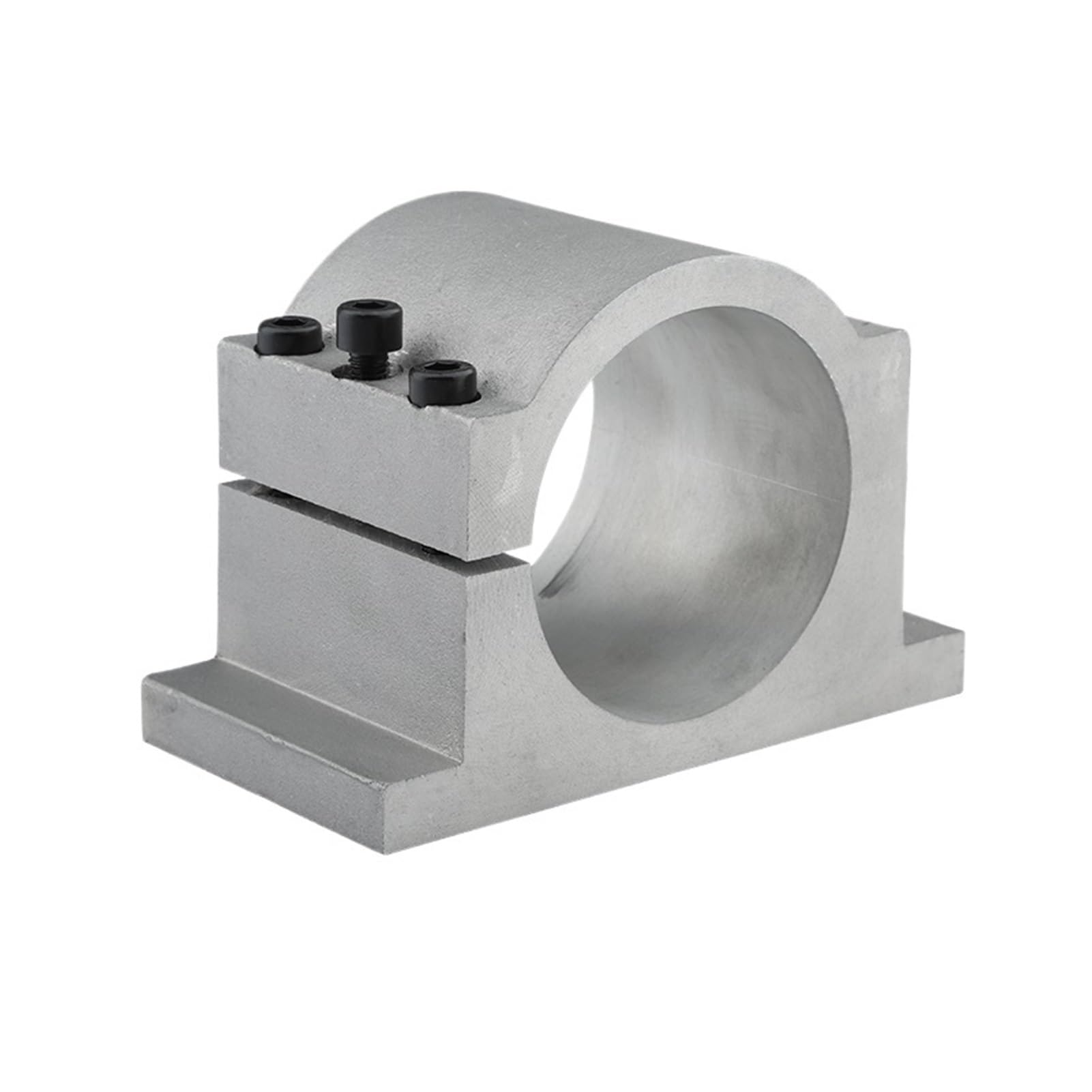 Toolnox One Color Spindle Clamp Mounting Bracket Cnc Engraving And Milling Machine Diameter Spindle Mounting Bracket Fixed Seat Cutter Fixture(Round 125Mm)
