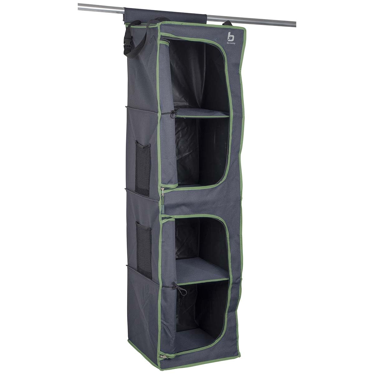 Bo-Camp - Organizer - 4 przegródki - 2 drzwi - 35 x 35 x 131 cm