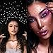 Self Adhesive Face Gems and Pearls for Makeup, Festival Jewels, Hair Gems, Rhinestone Stickers for Face, Eye, Makeup, Nail, Body, Crafts 3/4/5/6 mm 975Pcs (07.gem_White+Pink)