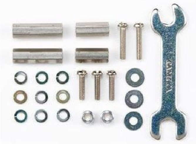 Hex Mount Set (10mm, 15mm) Mini 4WD Grade Up Parts Series by Tamiya