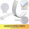 Cinta De Gancho Y Lazo Autoadhesiva – Rollo De 10 Metros, Ancho 20 Mm, Fuerte Adhesivo, Para Organizar