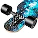 40 Inch Drop-Through Longboard Skateboard Complete Cruiser for Carving Downhill Cruising Freestyle Riding (Star)