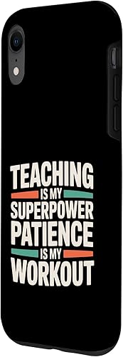 Miniatura 2 de Teaching is My Superpower Patience Workout Case for iPhone XR