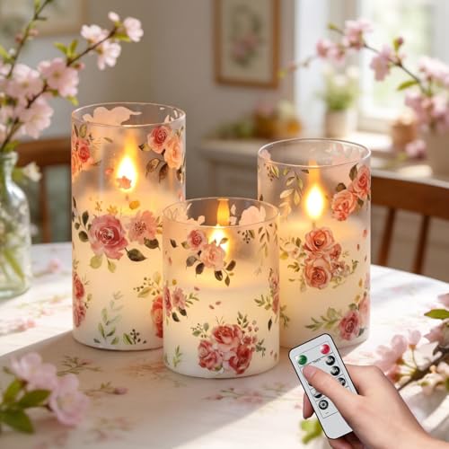 Velas sin llama seguras con temporizador remoto para decoración de hogar