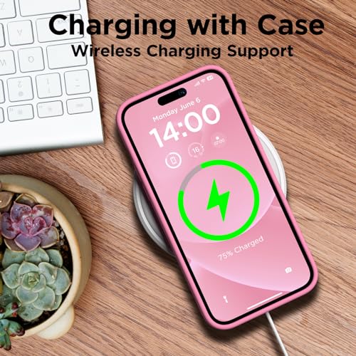 COFFKER Silicone for iPhone 14 Pro Case, Phone Cover, Tender Pink by COFFKER - Used condition - Image 5