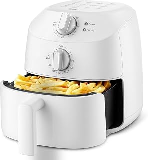 Midea Mini Heißluftfritteuse 2L, 1150W, Weiß
