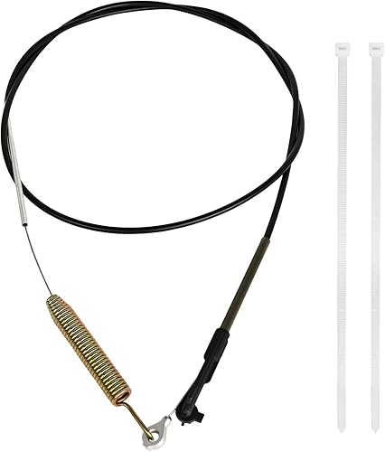 133-1998 Cable de freno compatible con cortacésped Toro TimeMaster 21199 20976 20978 21200 21199HD 21811 21810 - Cable de freno de hoja con 2