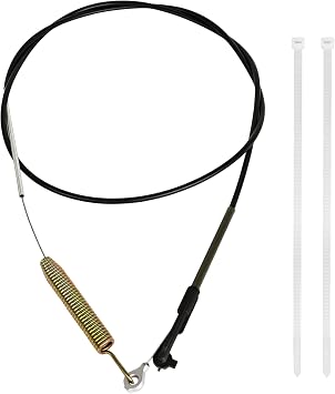 133-1998 Brake Cable Compatible with Toro TimeMaster Lawn Mower 21199 20976 20978 21200 21199HD 21811 21810 Blade Brake Cable with 2 Straps for Toro Timemaster 30" self Propelled Lawn Mower