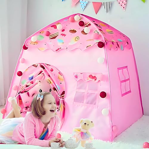 Barraca Infantil Menina Rosa Princesa, Cabana Infantil Menina, Casinha Infantil Menina, Cabana Infan