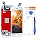 Yodoit Écran pour iPhone 6s Blanc LCD Tactile Vitre avec Kit de Réparation, Compatible avec Modèle A1633, A1688, A1700