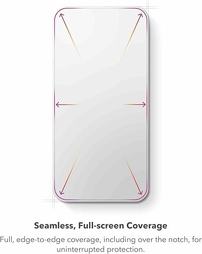 Miniatura 2 de ZAGG XTR2 Protector de pantalla para iPhone 14 Pro - Vidrio, compatible con Dynamic Island, con nueva tecnología antirreflejo, instalación