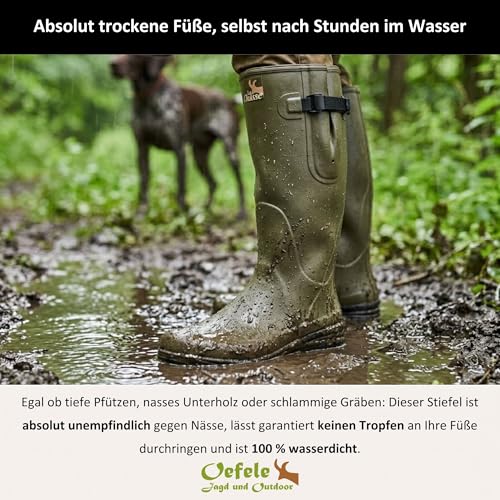 Bottes de pêche étanches avec mollet réglable La Chasse pour été et loisirs - 2