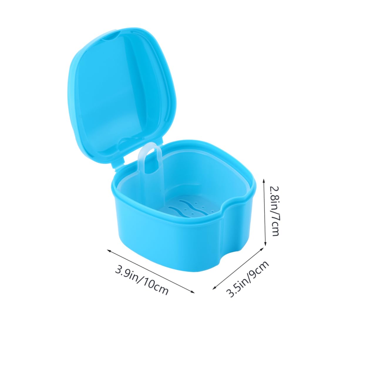 Healvian 8pezzi Scatola Portatile Per Denti Falsi Contenitore Sicuro Per Protesi Con Design Compatto Facile Da Trasportare