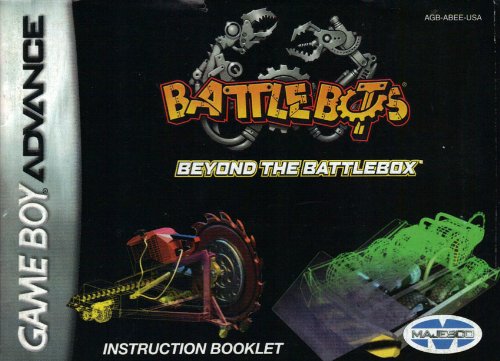 Battlebots - Beyond the Battlebox GBA Instruction Booklet (Game Boy Advance Manual Only) (Nintendo Game Boy Advance Manual)