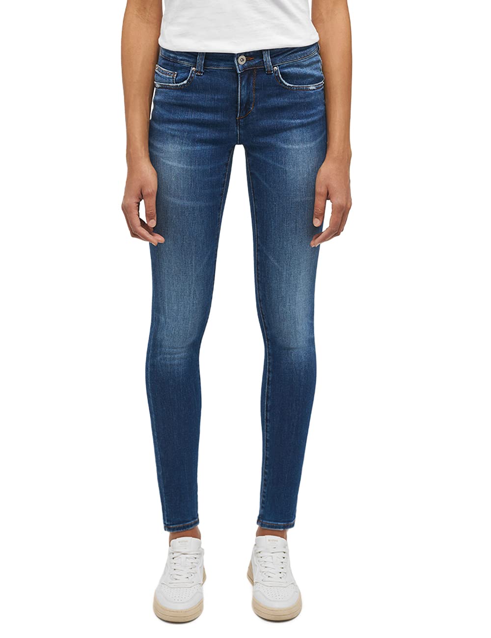 MUSTANG Women's Style Quincy Skinny Jeans, Medium Blue 702, 27W x 30L
