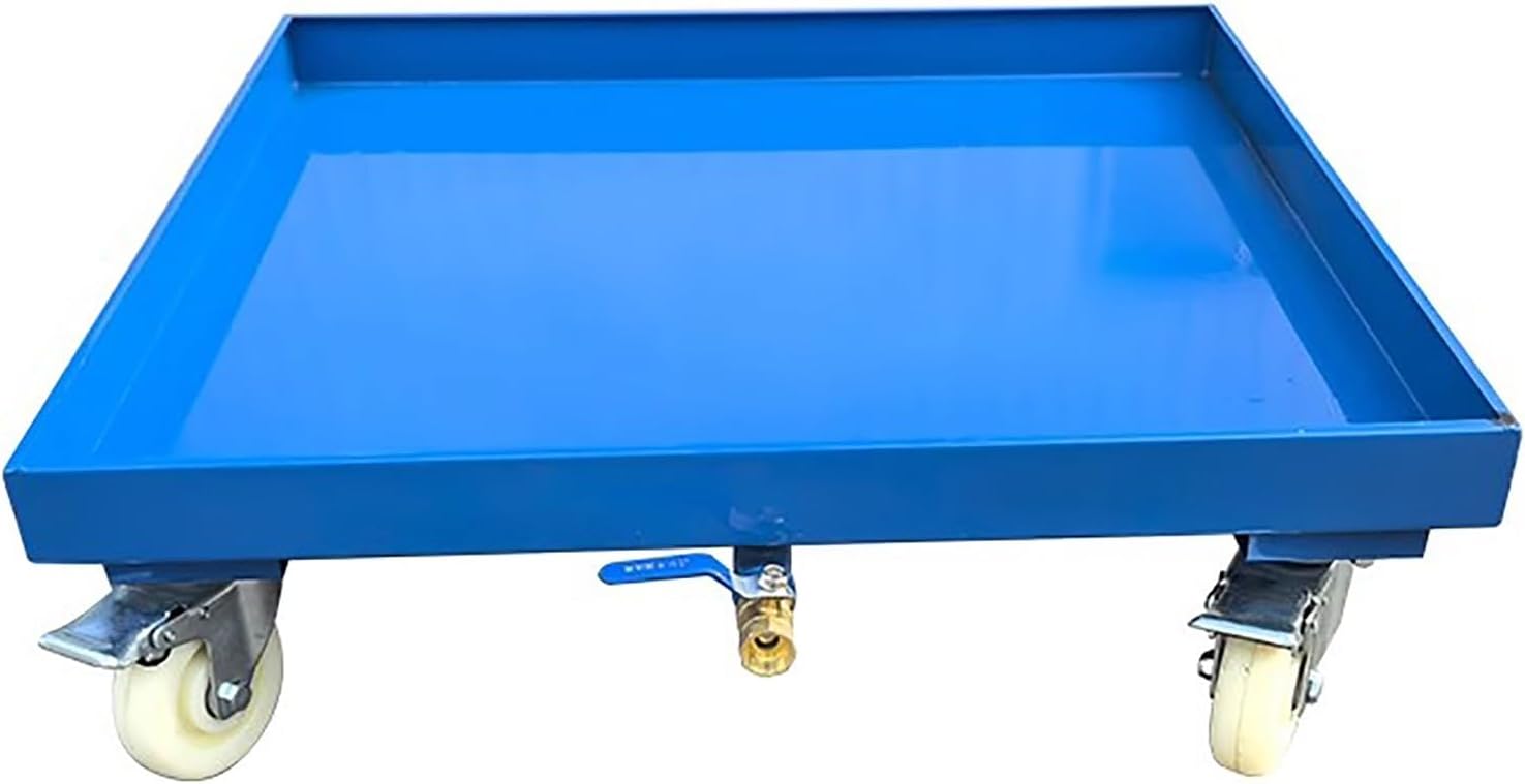 Nestable Floor Pallets, Modular Spill Containment Pallet, Drum Containment Spill Pallet, for Industrial, Warehouse and Garage Storage(Small)