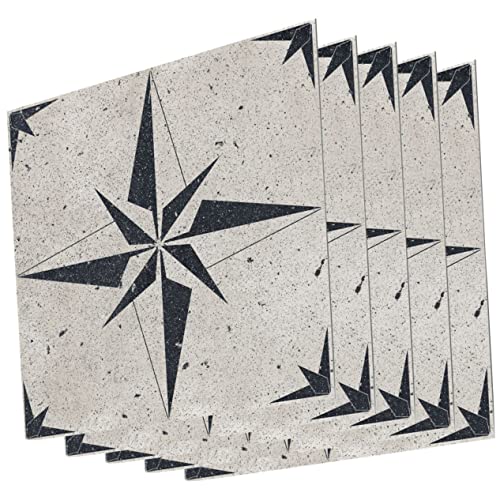 Veemoon 5pezzi Adesivi Per Piastrelle Impermeabili Decorativi e Antiscivolo Per Cucina e Bagno Facile Da Applicare e Rimuovere Design Moderno Per Rinnovare Gli Ambienti Domestici