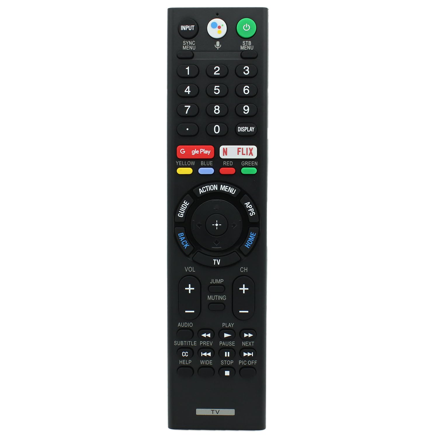 RMF-TX300U Voice Remote Control Replacement for Sony TV XBR-43X800E XBR-49X800E XBR-55X800E XBR-65X850E XBR-75X850E XBR-55X806E XBR43X800E XBR49X800E
