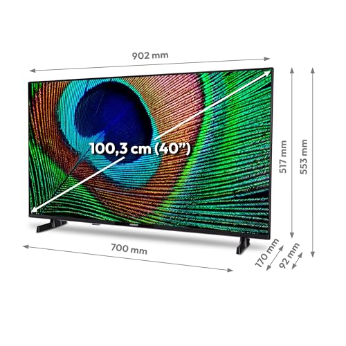 MEDION P14031 (MD 29242) 100,3 cm (40 Zoll) Full HD Fernseher (Android TV, Smart TV, HDR, Netflix, Prime Video, PVR, Bluetooth) – Bild 6