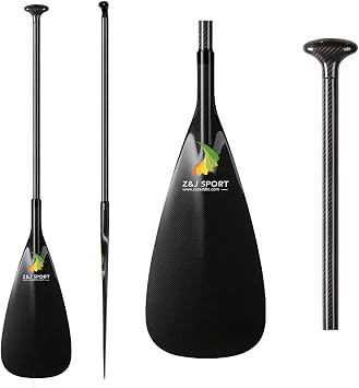 Z&J SPORT Outrigger Canoe Steering Paddle OC Paddle for Steering Outrigger Canoe