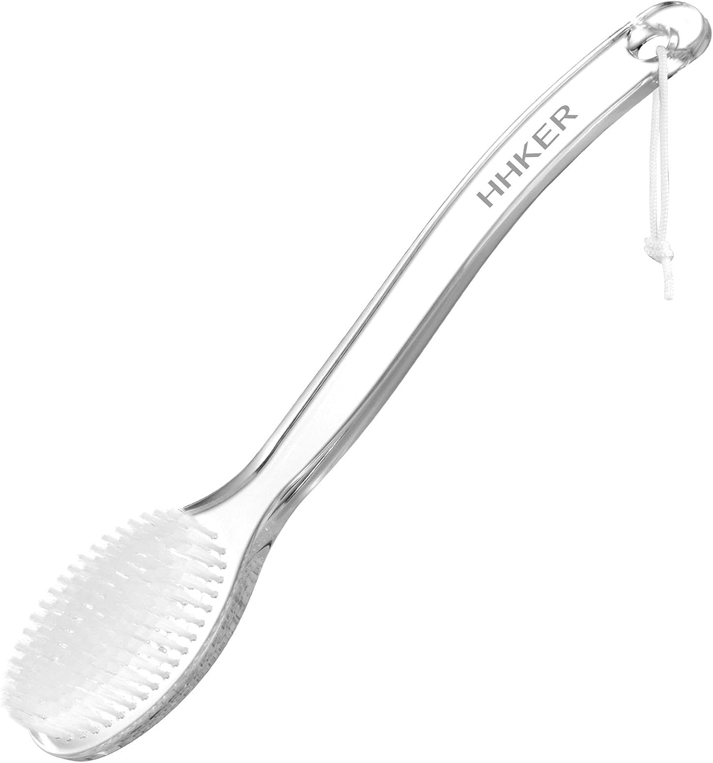 HHKER Comfortable LongHandled Shower Brush, Soft Nylon