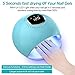 Produktbild Führte Nagel-Lampe - 84W Schneller Nagel-Trockner Für Gel Polish, 5 Sekunden Schnelle Trocknung & Sensor Kunst-Werkzeuge Für Fingernail Und Toenail