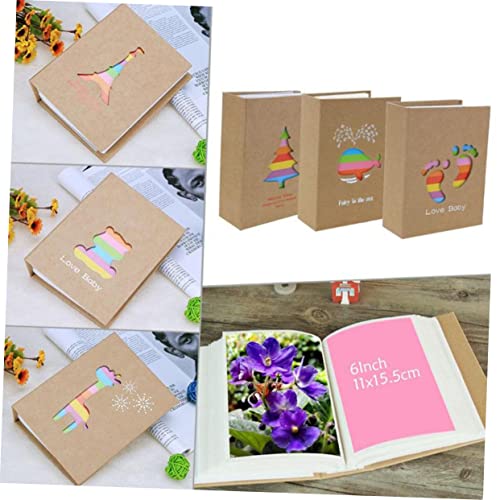 VILLCASE Album Para Bebê Álbuns De Fotos De Bebê Scrapbook De Bebê Presentes Fotos Ano Álbum De Foto